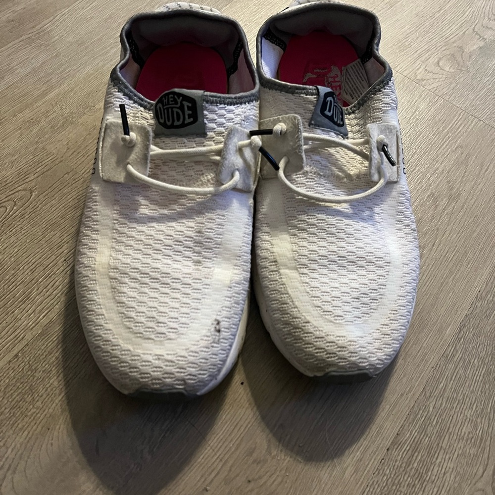 Hey Dude White Slip-On
